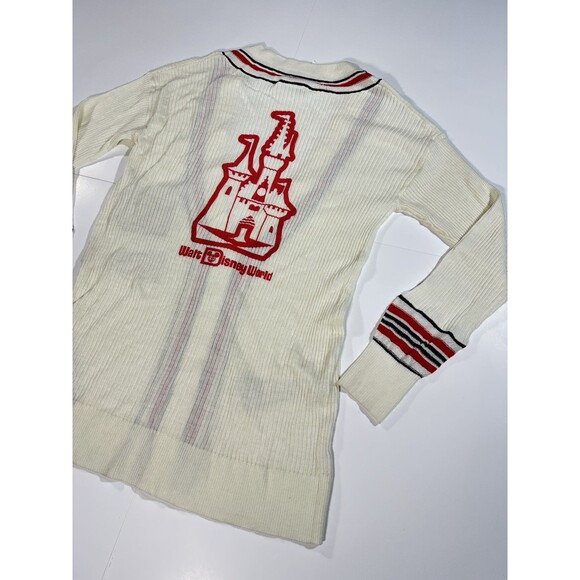 Disney 50th Anniversary Vault Collection Pennants Cardigan Sweater Retro 2022 Sm - Picture 10 of 11